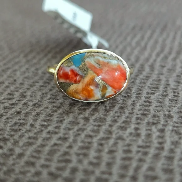 Shivam Copper Turquoise Ring💍 - NWT - Picture 2 of 16